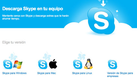 Descarga Skype